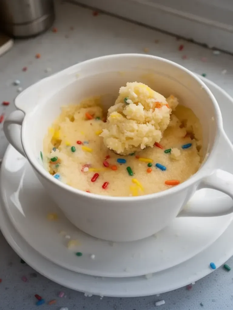 Microwave Vanilla Mug Cake