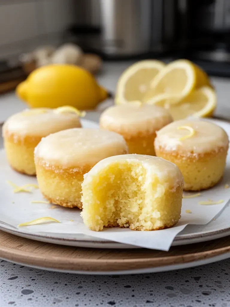 Mini Lemon Drop Cakes