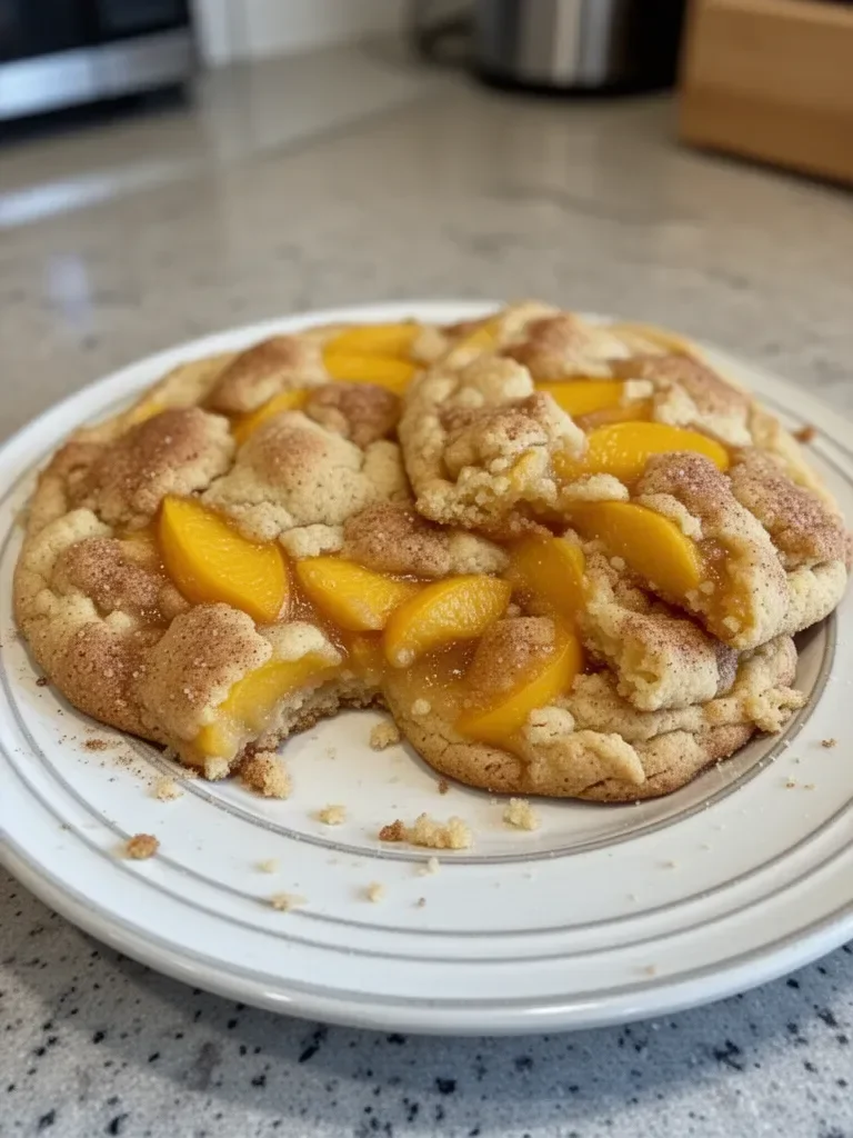 Peach Cobbler Cookies