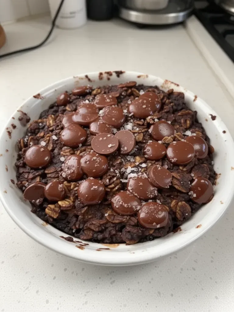 Peanut Butter Cup Baked Oatmeal