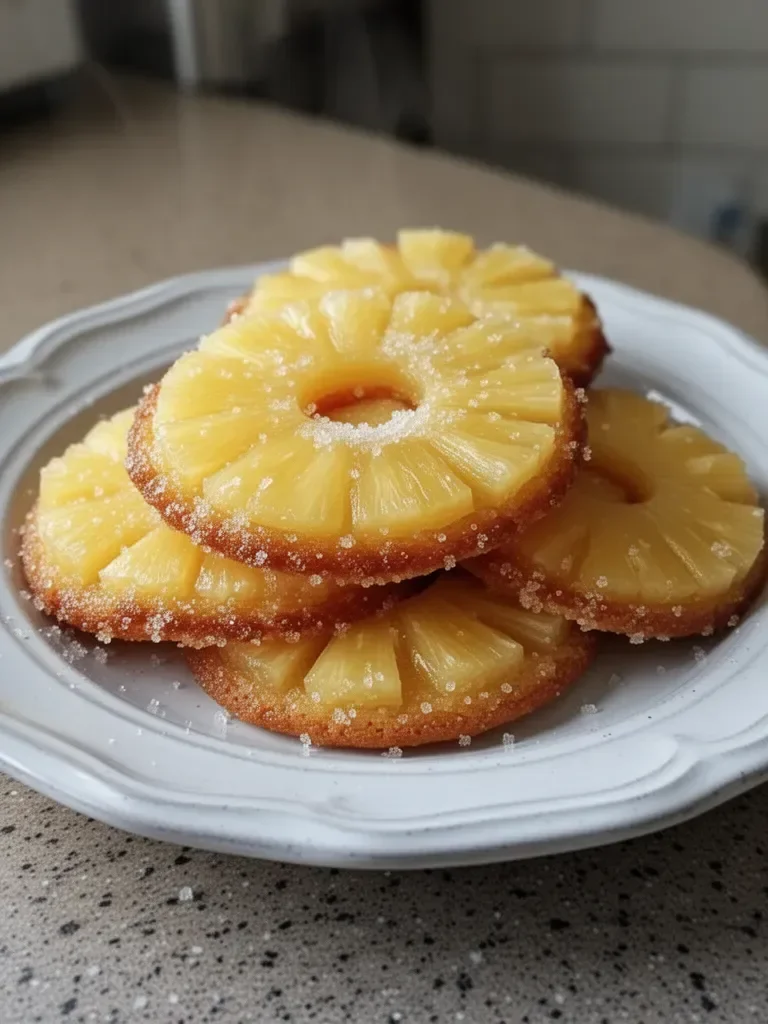 Pineapple Upside Down Sugar Cookies That Delight Every Bite