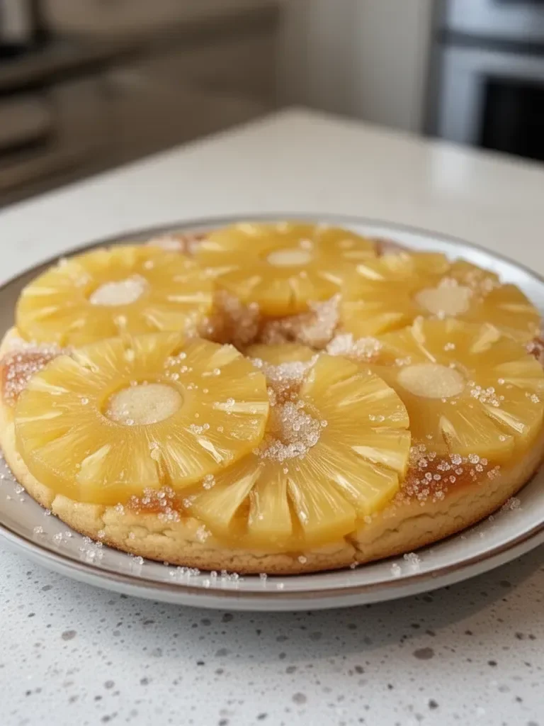 Pineapple Upside Down Sugar Cookies