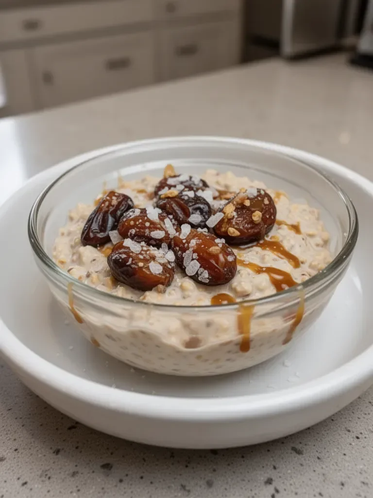 Salted Caramel Overnight Oats