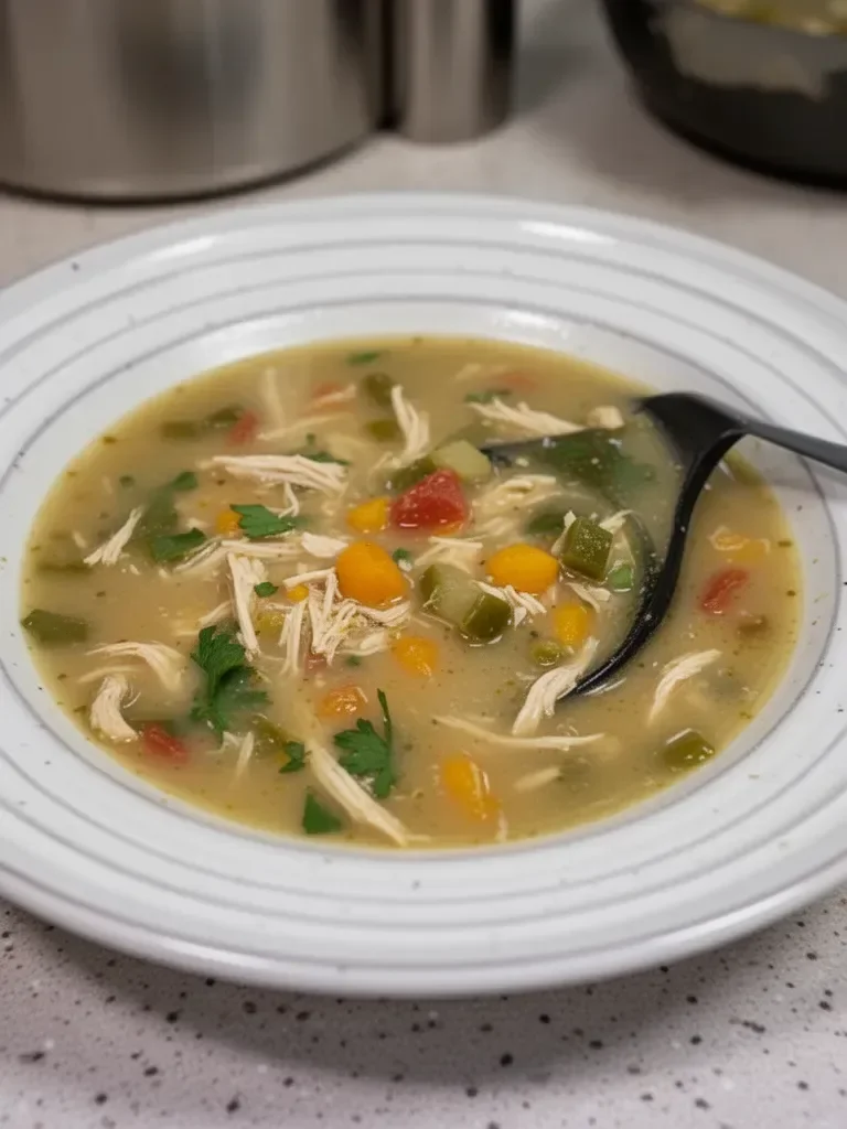 Santa Fe Green Chile Chicken Soup