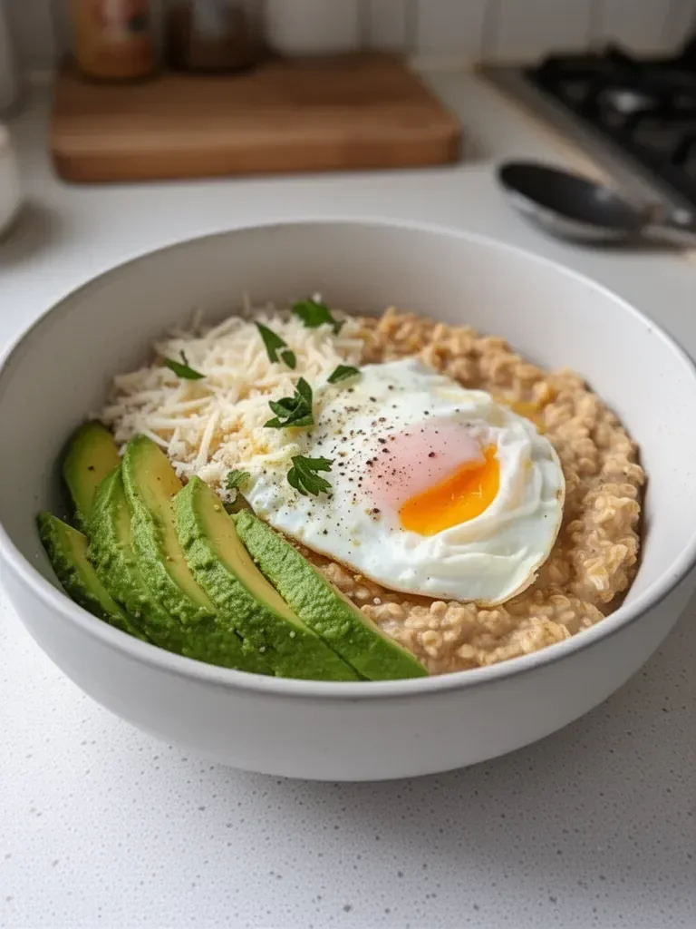 Savory Avocado Oatmeal