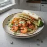 Delicious shrimp tacos with fresh toppings and vibrant colors