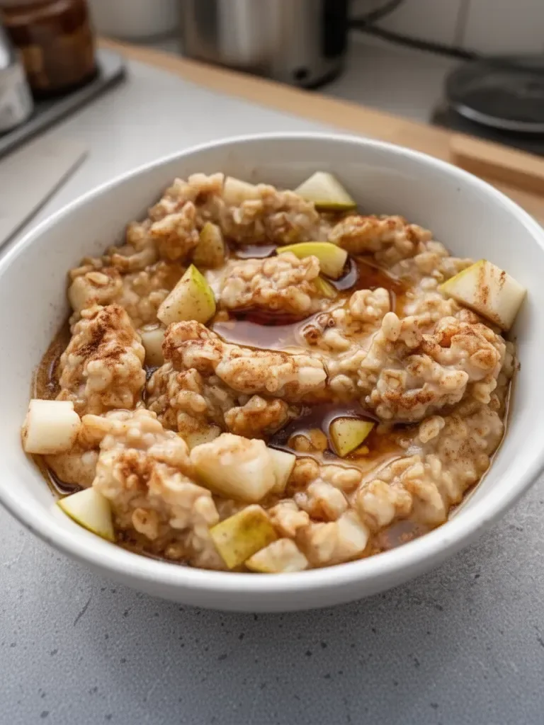 Spiced Pear Oatmeal