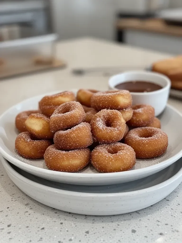 Tasty Churro Donut Bites