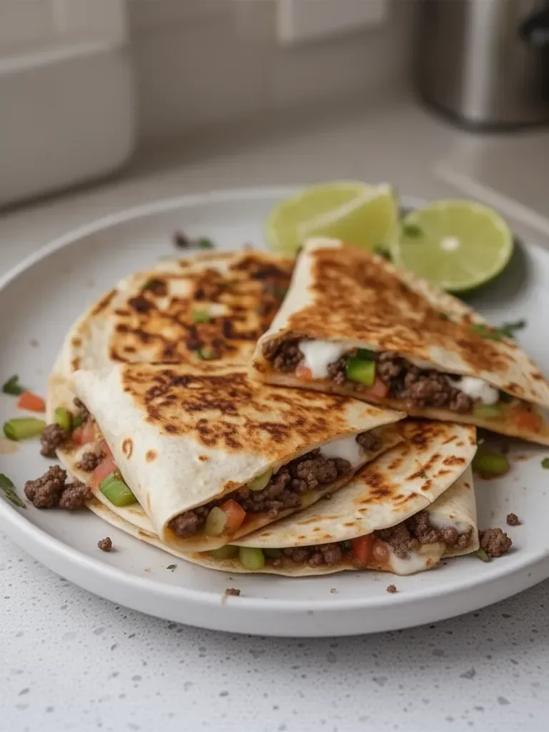 Tasty Ground Venison Quesadillas