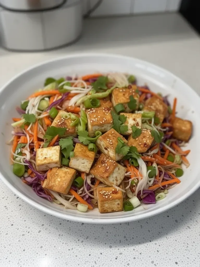 Tofu Spring Roll Salad