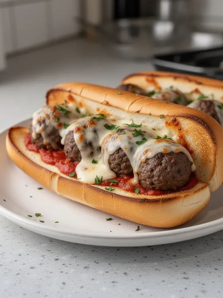 Venison Meatball Subs