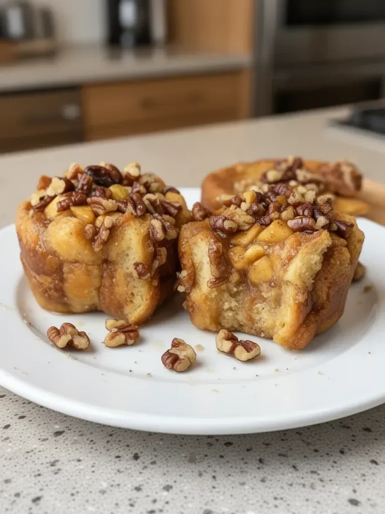 Apple Pecan French Toast Cups