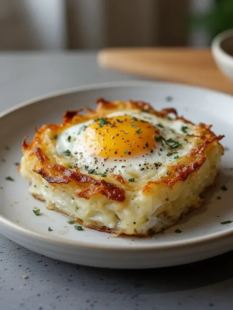 Baked Eggs Napoleon