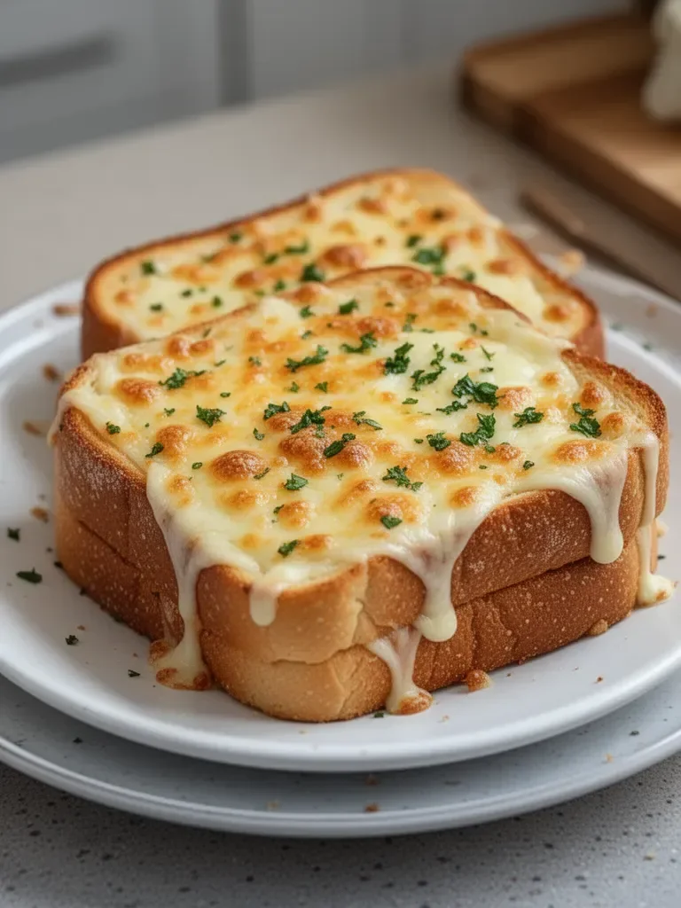Cheesy Texas Toast: Buttery, Garlicky, and Loaded with Melted Mozzarella