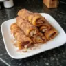 Cinnamon Sugar French Toast Roll-Ups served on a plate for brunch