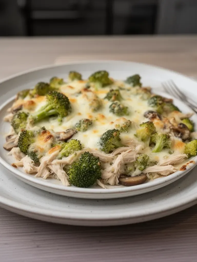 Comforting Rotisserie Chicken Broccoli Casserole
