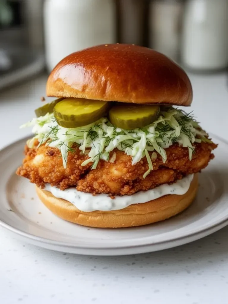 Crispy Dill Chicken Sandwich Recipe