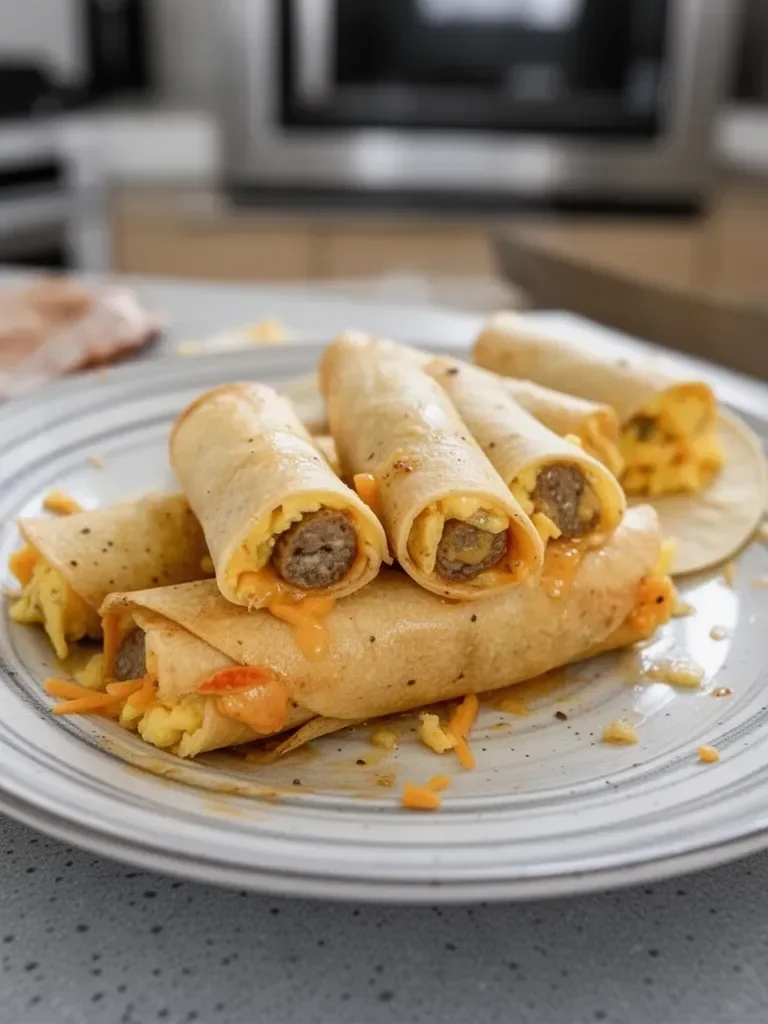 Easy Breakfast Taquitos