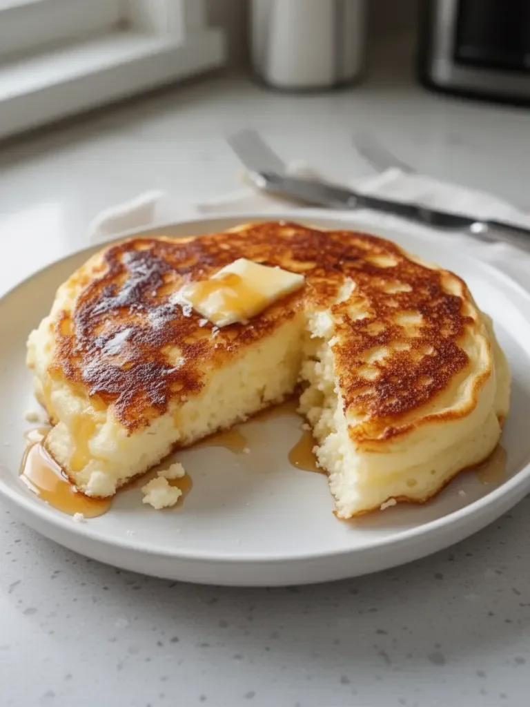 Easy Cottage Cheese Pancake for One