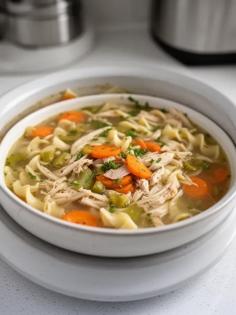 Easy Rotisserie Chicken Noodle Soup