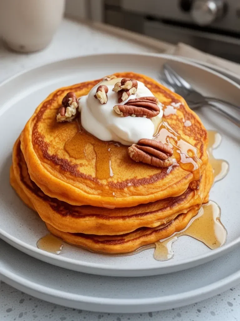 Fluffy Sweet Potato Pancakes