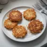 Fuczki: traditional Polish sauerkraut pancakes served with toppings.