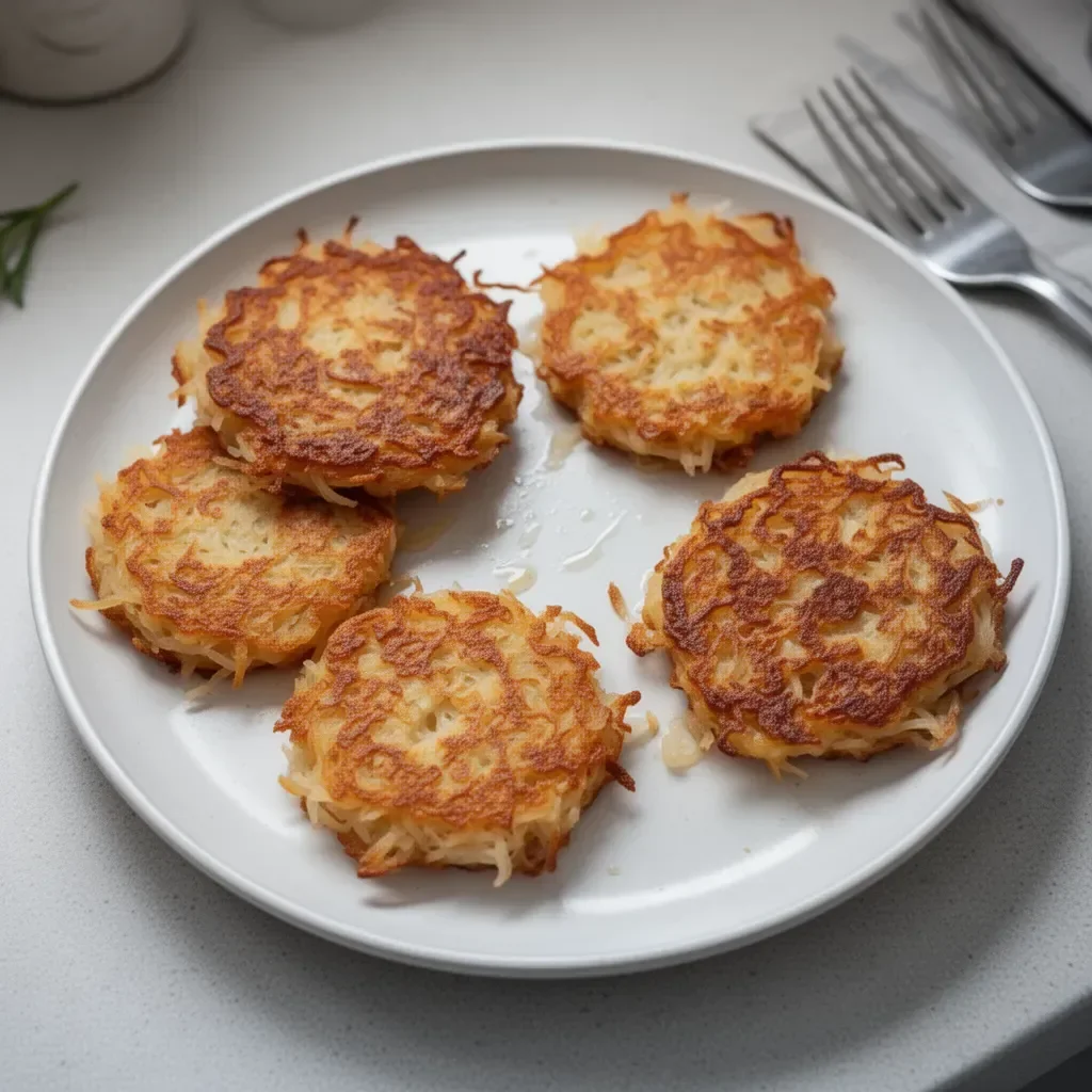 Fuczki: traditional Polish sauerkraut pancakes served with toppings.