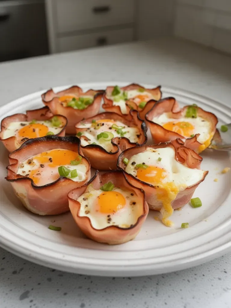 Ham and Cheese Egg Cups