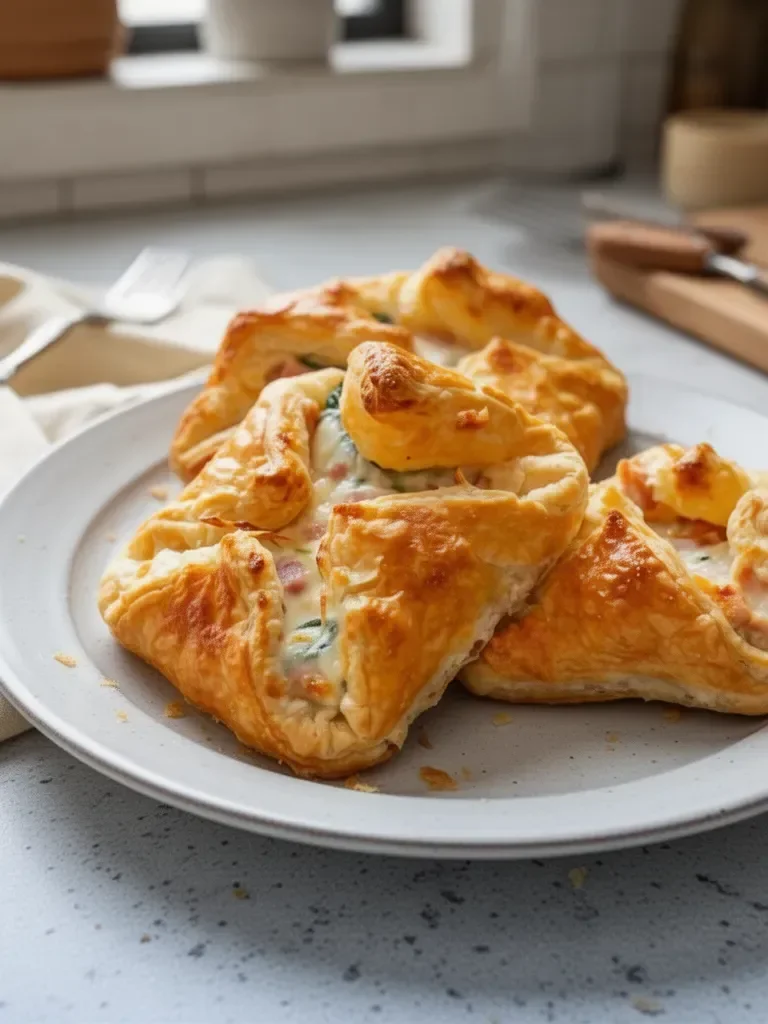 Ham and Cheese Puff Pastry