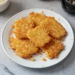 Delicious homemade McDonald's hash browns copycat recipe served hot and crispy