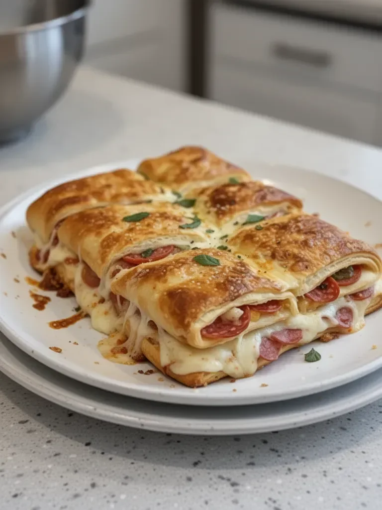 Italian Crescent Roll Sandwich Bake - Easy Party Favorite