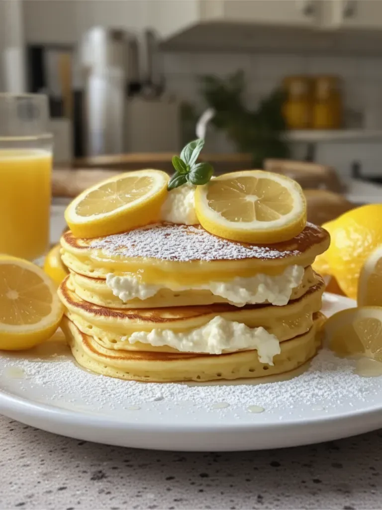 Lemon Ricotta Pancakes: Light, Fluffy, and Perfect