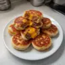 Delicious McGriddle Bites served on a plate for breakfast.