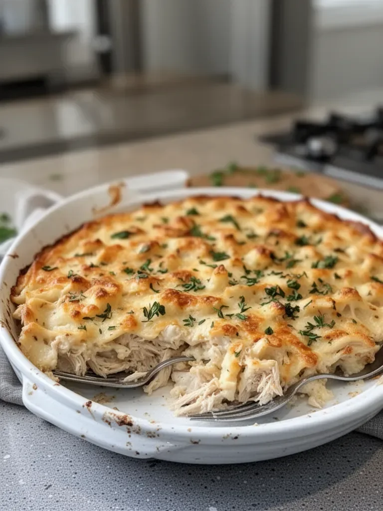 Rotisserie Chicken Casserole
