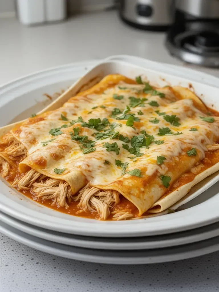 Rotisserie Chicken Enchiladas