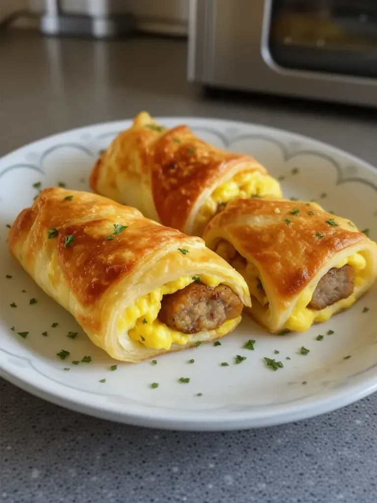 Sausage Egg Breakfast Roll-Ups – Quick & Easy Morning Treat! - mommyplates
