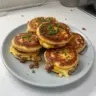 Delicious savory Breakfast McGriddle bites served on a plate