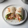 Delicious simple rotisserie chicken wraps with fresh ingredients