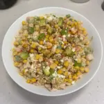 Street Corn Chicken Salad with fresh ingredients and vibrant colors