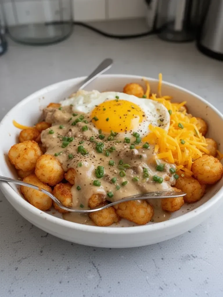 Tater Tot Breakfast Bowl Recipe