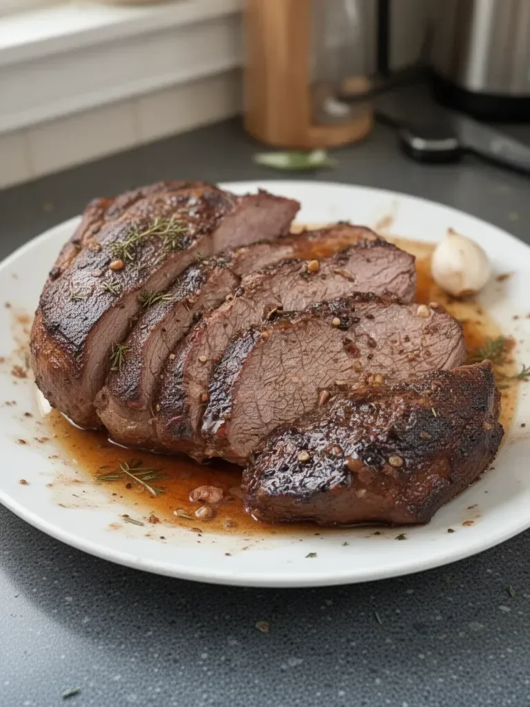 Tender Rump Roast Recipe with Garlic & Herbs