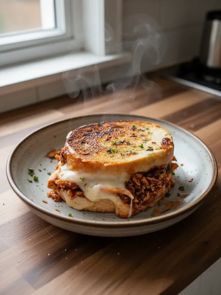 BBQ Chicken Grilled Cheese