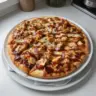 Delicious BBQ Chicken Pizza with smoky barbecue sauce and grilled chicken