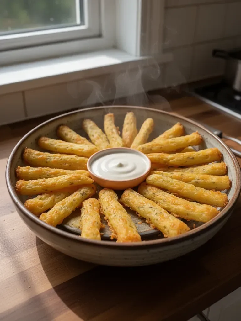 Cheese and Potato Sticks