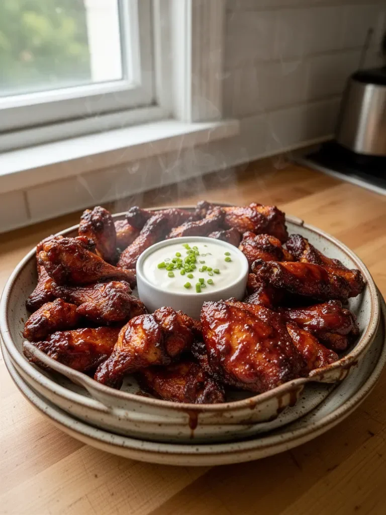 Chicken Wings with BBQ Sauce