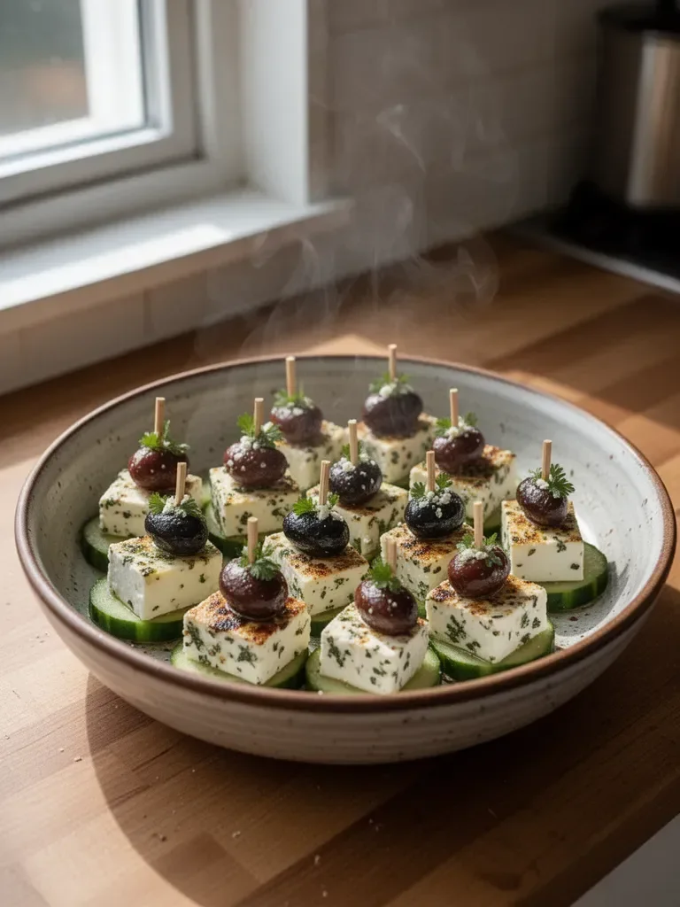 Feta Cucumber Bites