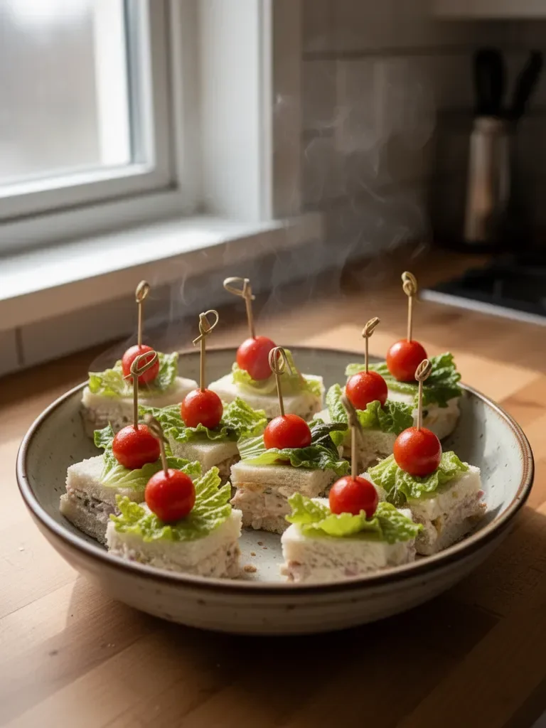 Mini Christmas Sandwiches