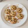Delicious no-bake cookies on a plate, ready to enjoy.