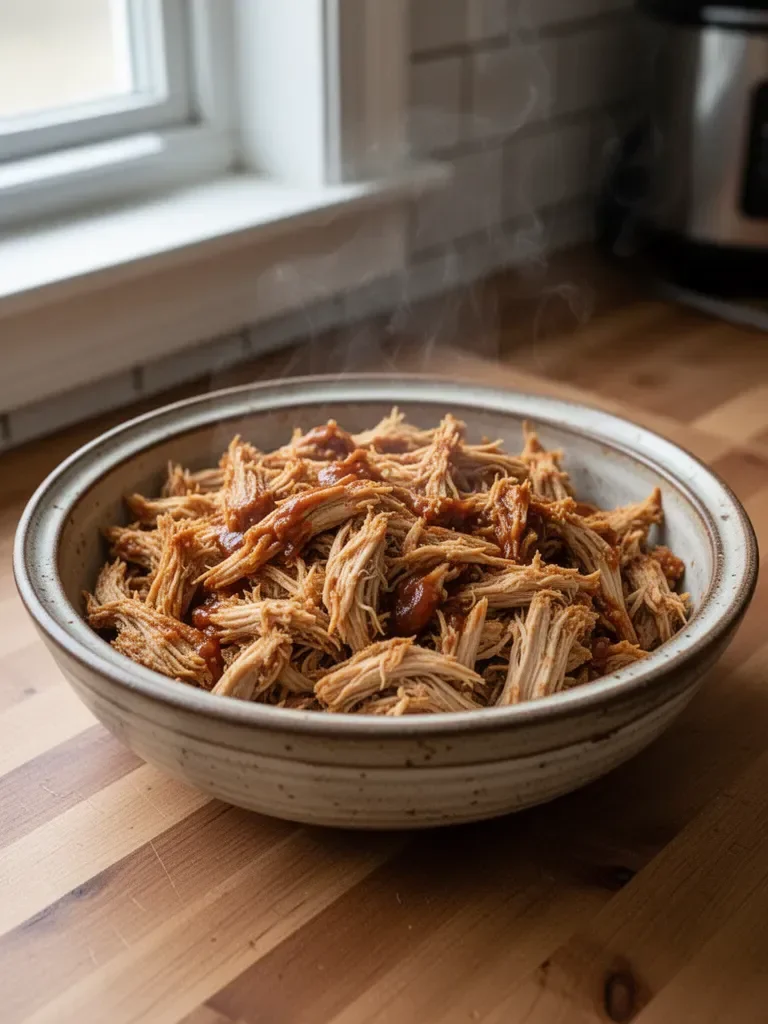The Best Crockpot BBQ Chicken (Easy Pulled Chicken)