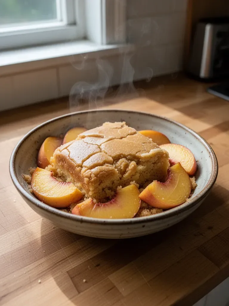 Brown Sugar Peach Cake